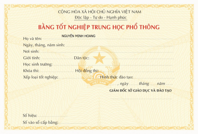 làm bằng giả cấp 3 ở cần thơ