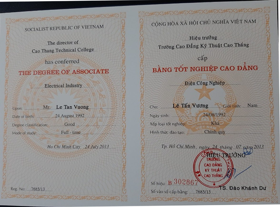 Mua bằng trung cấp giá rẻ 